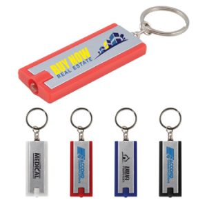 Rectangular Flashlight Keytag